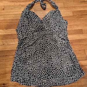 Merona tankini top size large